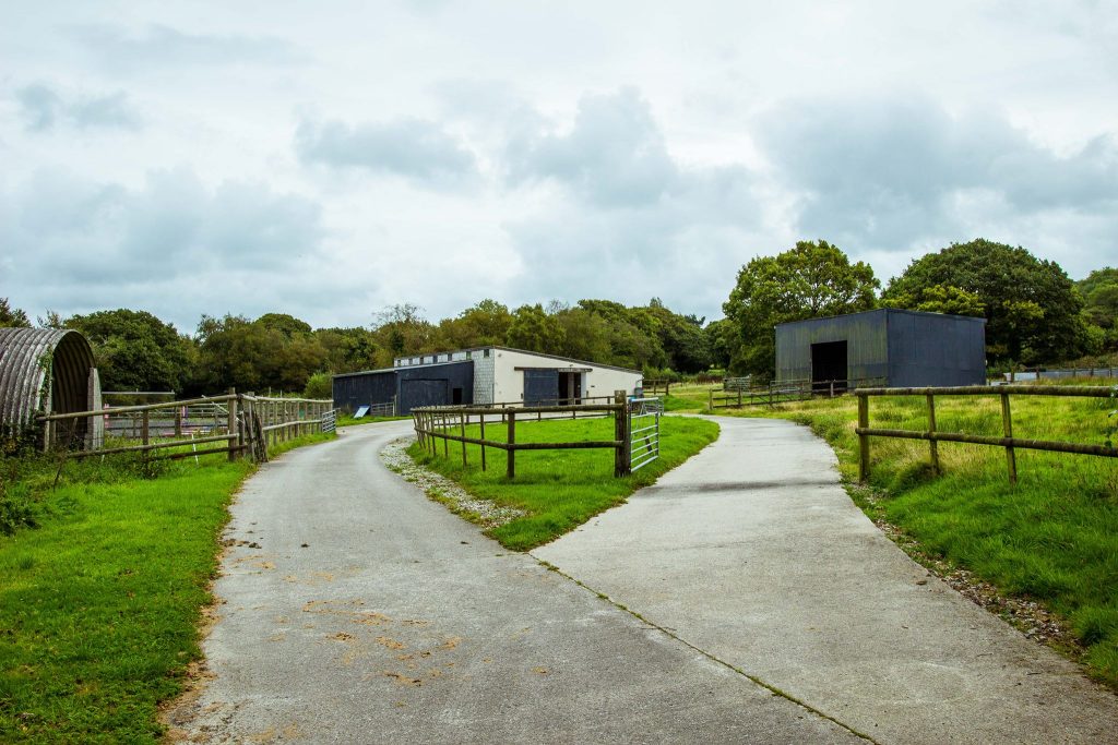 The Oaks Bodmin livery yard and fields