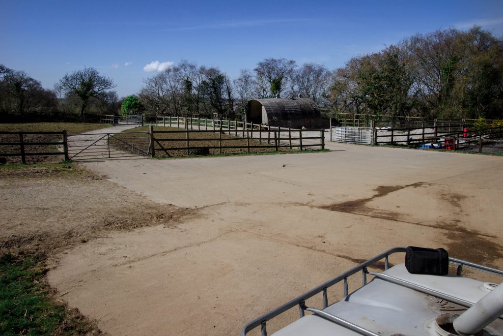 Parking area at The Oaks Bodmin